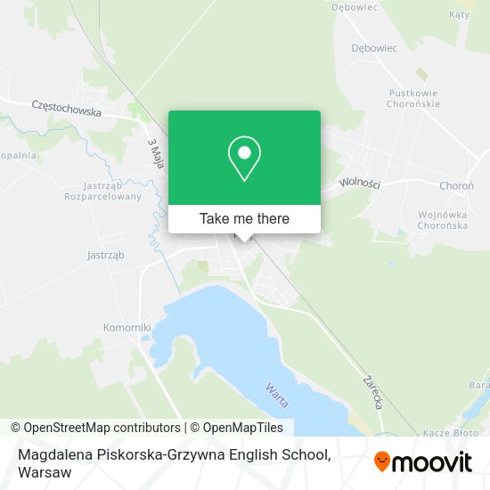 Magdalena Piskorska-Grzywna English School map