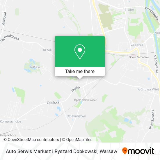 Auto Serwis Mariusz i Ryszard Dobkowski map