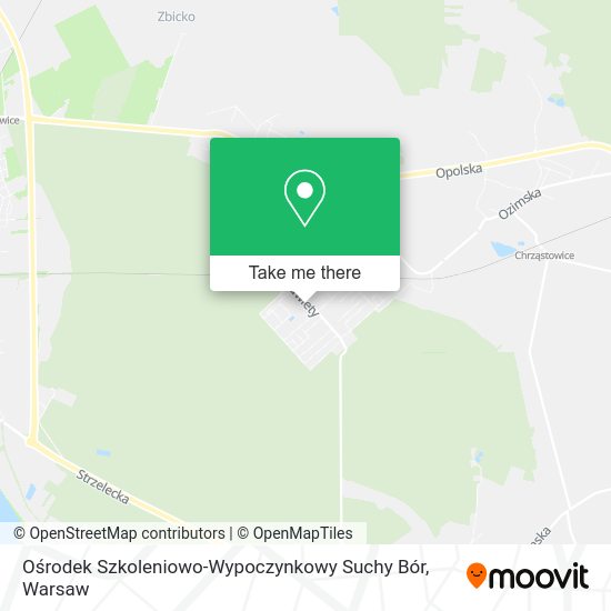 Ośrodek Szkoleniowo-Wypoczynkowy Suchy Bór map