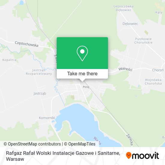 Rafgaz Rafał Wolski Instalacje Gazowe i Sanitarne map