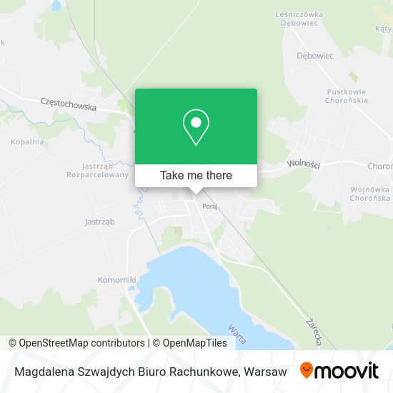 Magdalena Szwajdych Biuro Rachunkowe map