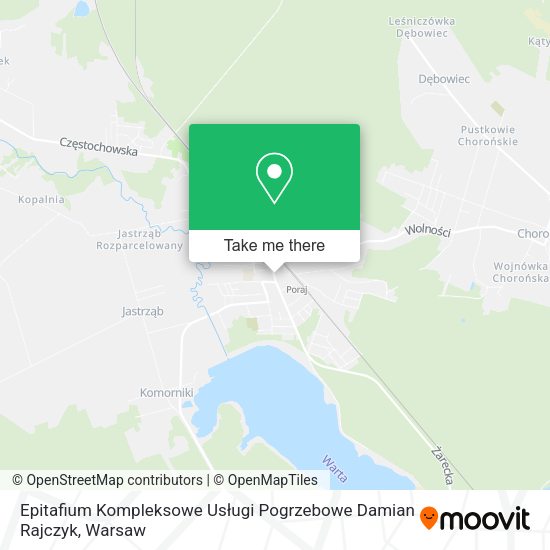 Epitafium Kompleksowe Usługi Pogrzebowe Damian Rajczyk map