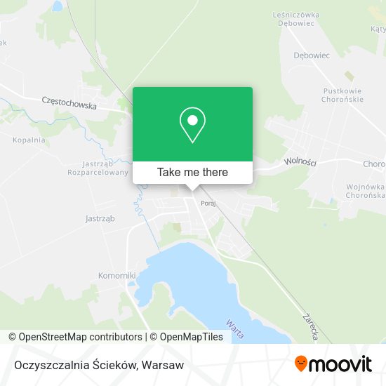 Oczyszczalnia Ścieków map