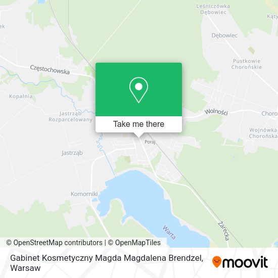 Gabinet Kosmetyczny Magda Magdalena Brendzel map