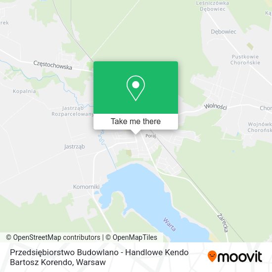 Przedsiębiorstwo Budowlano - Handlowe Kendo Bartosz Korendo map