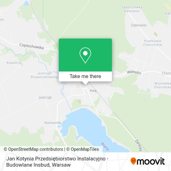 Jan Kotynia Przedsiębiorstwo Instalacyjno - Budowlane Insbud map