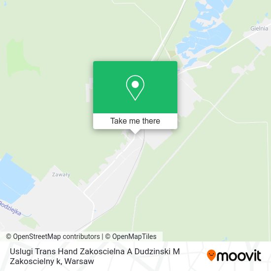 Uslugi Trans Hand Zakoscielna A Dudzinski M Zakoscielny k map