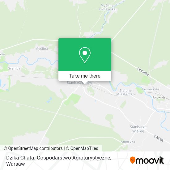 Dzika Chata. Gospodarstwo Agroturystyczne map