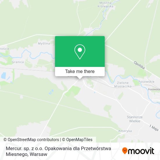 Mercur. sp. z o.o. Opakowania dla Przetwórstwa Miesnego map