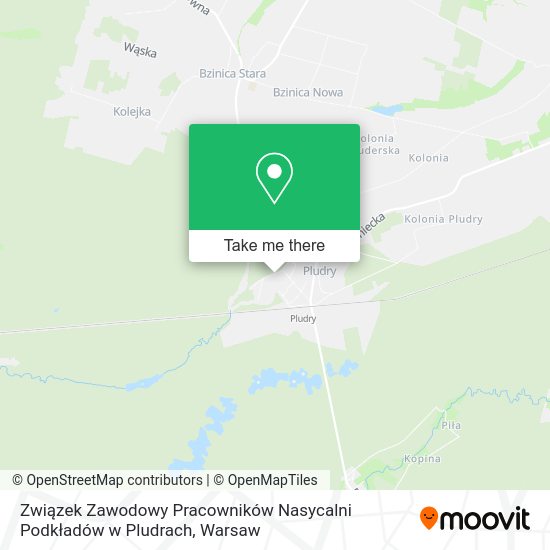 Związek Zawodowy Pracowników Nasycalni Podkładów w Pludrach map