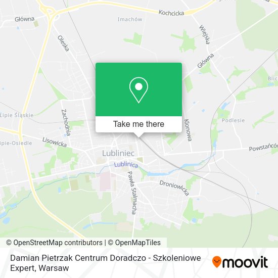 Damian Pietrzak Centrum Doradczo - Szkoleniowe Expert map