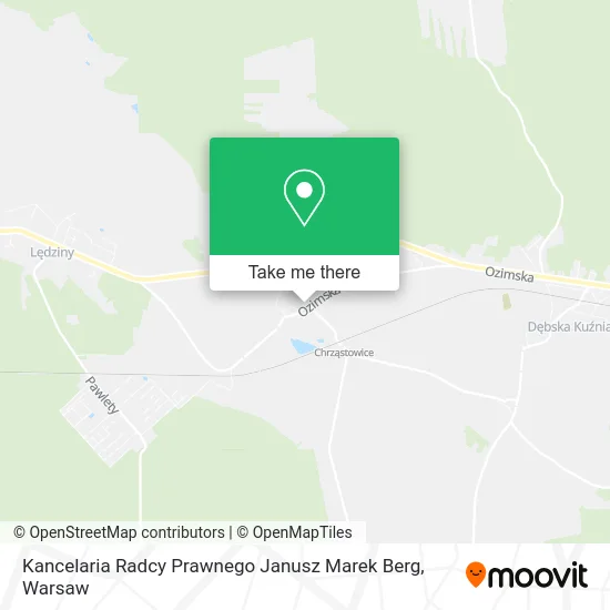 Карта Kancelaria Radcy Prawnego Janusz Marek Berg
