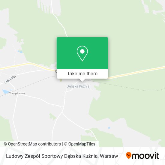 Ludowy Zespół Sportowy Dębska Kuźnia map