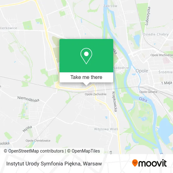 Instytut Urody Symfonia Piękna map