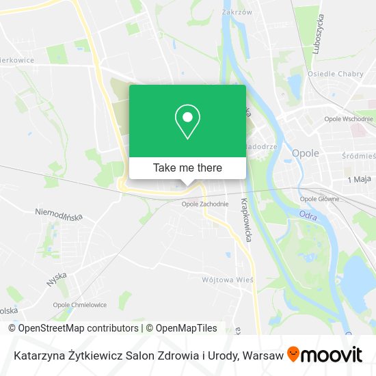 Карта Katarzyna Żytkiewicz Salon Zdrowia i Urody