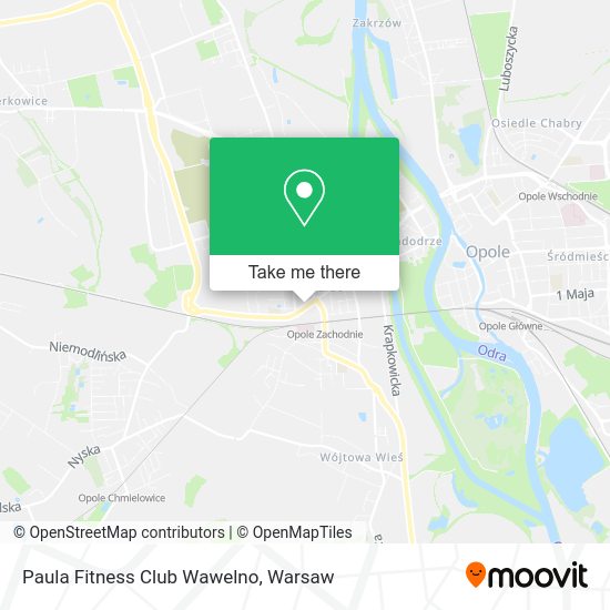 Paula Fitness Club Wawelno map