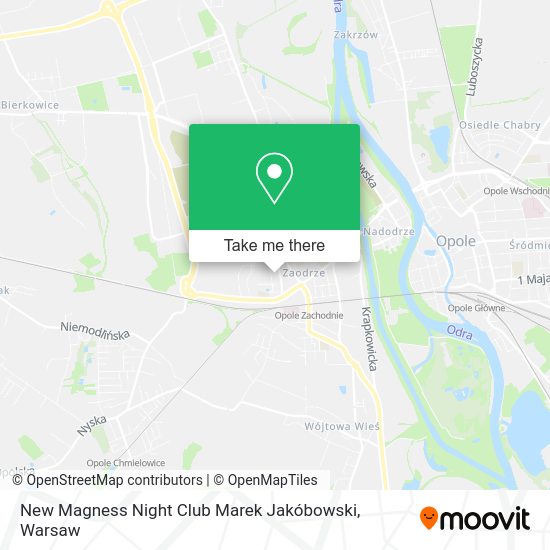 New Magness Night Club Marek Jakóbowski map