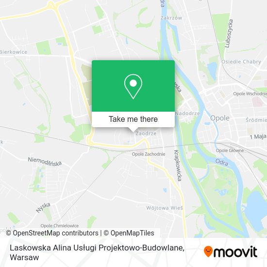 Laskowska Alina Usługi Projektowo-Budowlane map