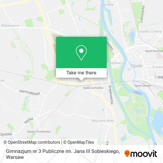 Gimnazjum nr 3 Publiczne im. Jana III Sobieskiego map