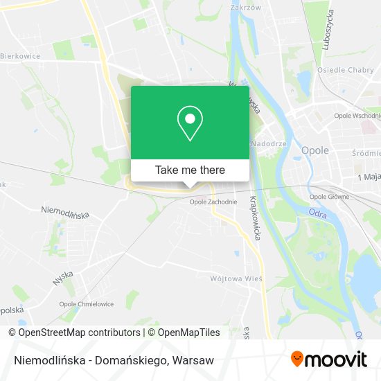 Niemodlińska - Domańskiego map