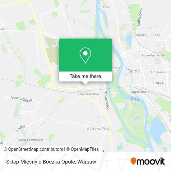 Sklep Mięsny u Boczka Opole map