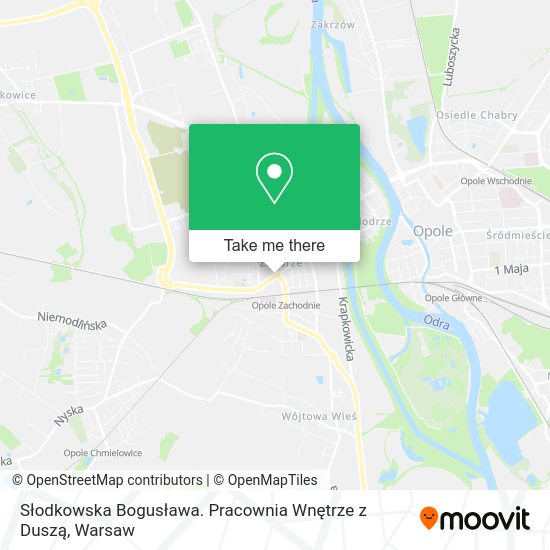 Słodkowska Bogusława. Pracownia Wnętrze z Duszą map