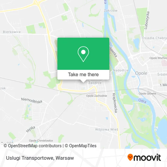 Карта Uslugi Transportowe