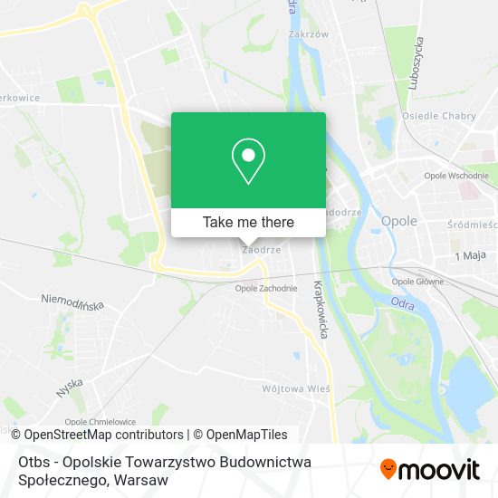 Otbs - Opolskie Towarzystwo Budownictwa Społecznego map