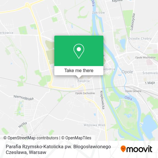 Parafia Rzymsko-Katolicka pw. Błogosławionego Czesława map