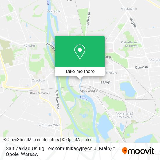 Sait Zakład Usług Telekomunikacyjnych J. Małojło Opole map