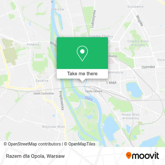 Razem dla Opola map
