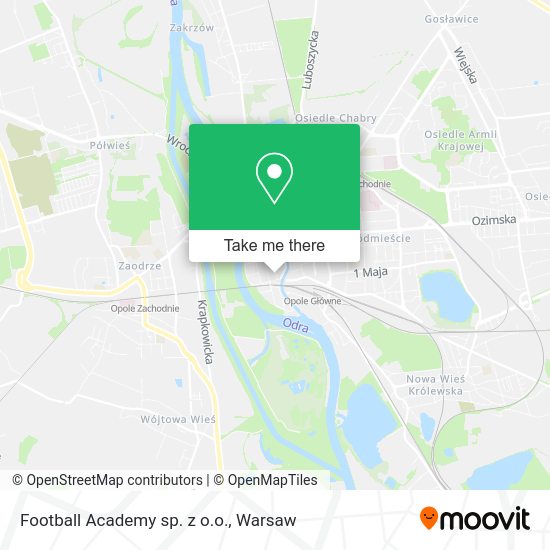 Football Academy sp. z o.o. map