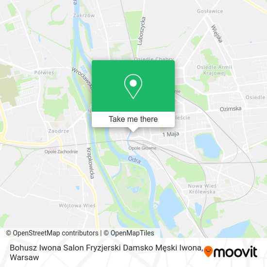 Bohusz Iwona Salon Fryzjerski Damsko Męski Iwona map