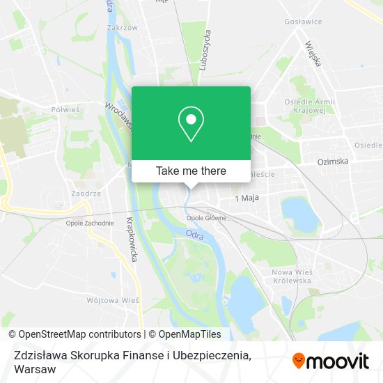 Zdzisława Skorupka Finanse i Ubezpieczenia map