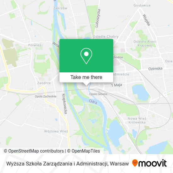 Wyższa Szkoła Zarządzania i Administracji map