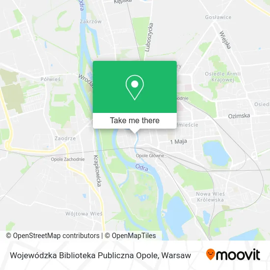 Wojewódzka Biblioteka Publiczna Opole map