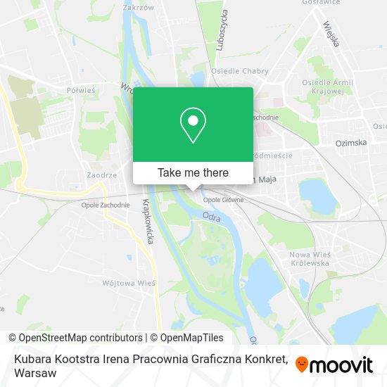 Kubara Kootstra Irena Pracownia Graficzna Konkret map