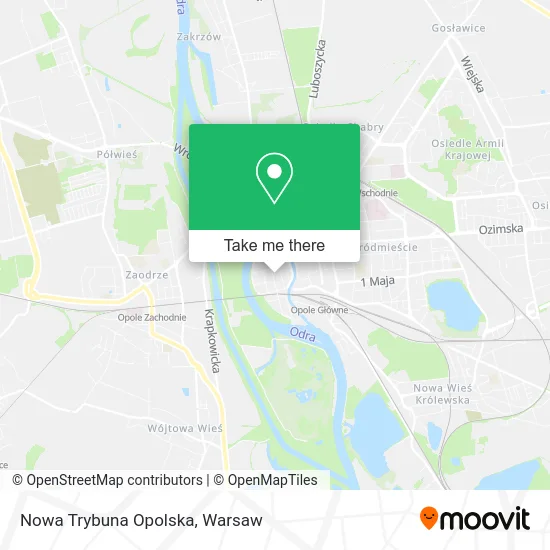Карта Nowa Trybuna Opolska