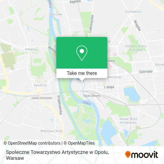 Społeczne Towarzystwo Artystyczne w Opolu map