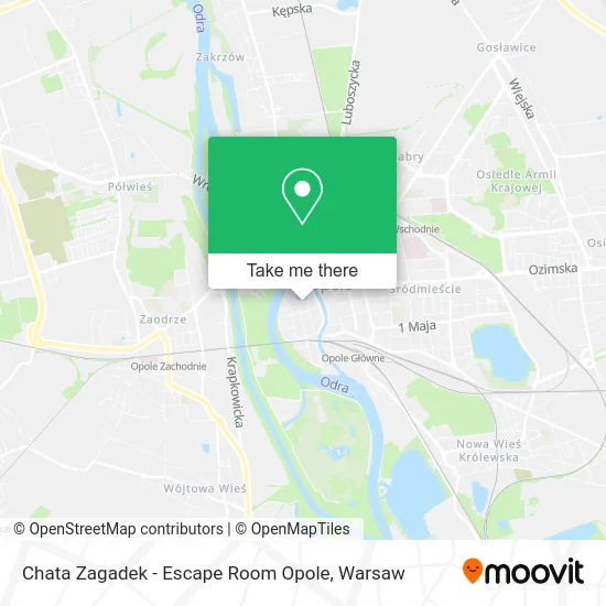 Карта Chata Zagadek - Escape Room Opole