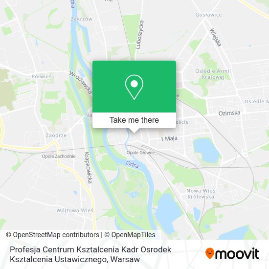 Profesja Centrum Ksztalcenia Kadr Osrodek Ksztalcenia Ustawicznego map