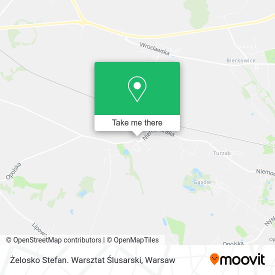 Żelosko Stefan. Warsztat Ślusarski map