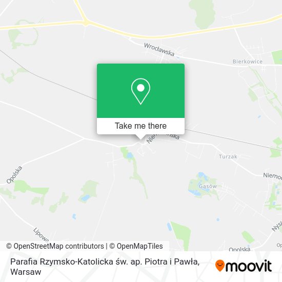 Parafia Rzymsko-Katolicka św. ap. Piotra i Pawła map