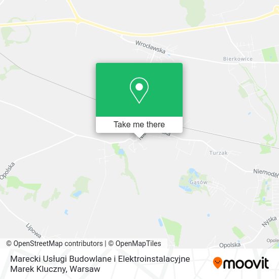 Marecki Usługi Budowlane i Elektroinstalacyjne Marek Kluczny map