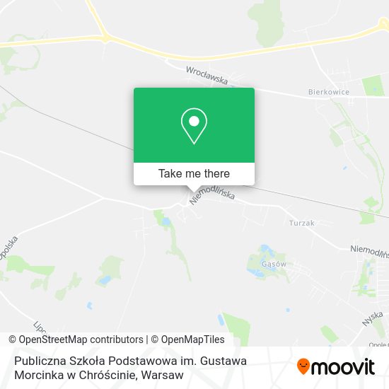 Publiczna Szkoła Podstawowa im. Gustawa Morcinka w Chróścinie map