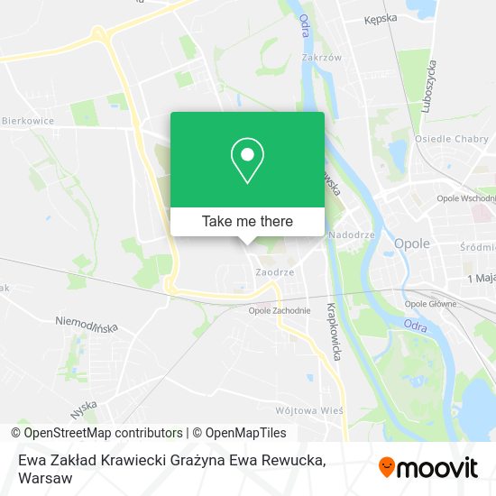 Ewa Zakład Krawiecki Grażyna Ewa Rewucka map