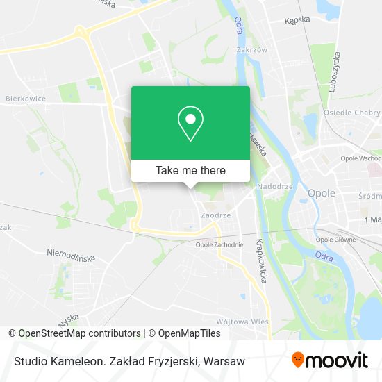 Studio Kameleon. Zakład Fryzjerski map