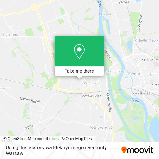 Usługi Instalatorstwa Elektrycznego i Remonty map