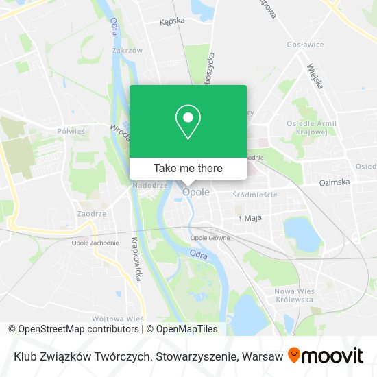 Klub Związków Twórczych. Stowarzyszenie map