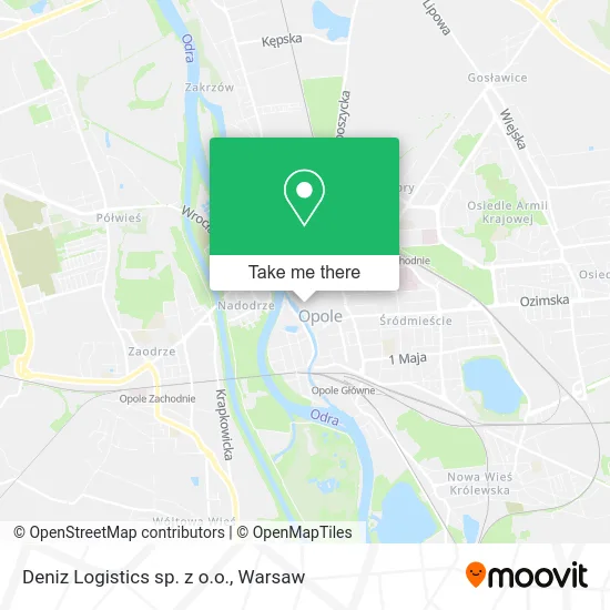 Карта Deniz Logistics sp. z o.o.